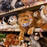 ...e centinaia di peluche raffiguranti orsi, scimmie e unicorni